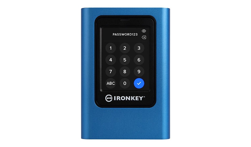 Kingston IronKey Vault Privacy 80 - SSD - 960 GB - USB 3.2 Gen 1 - TAA Compliant