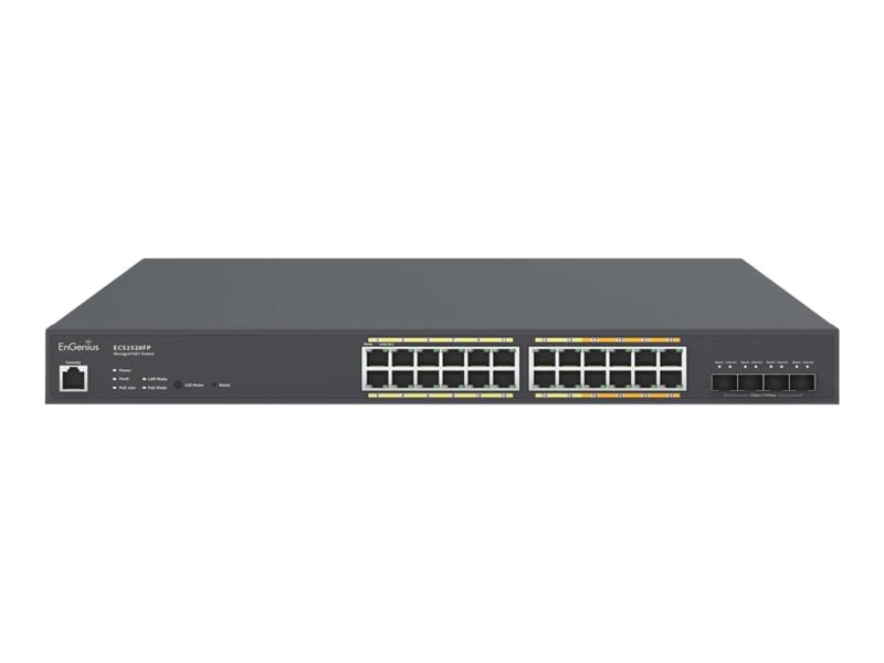 EnGenius Cloud ECS2528FP - switch - multi-gigabit, poe+ - 24 ports - manage