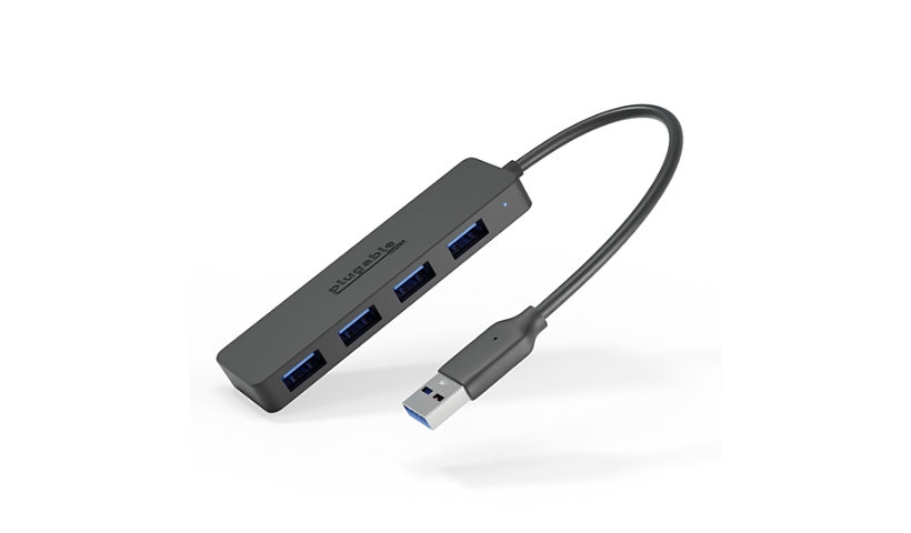Plugable 4 Port USB Hub 3.0,USB Splitter for Laptop,Compatible with Windows, Surface Pro, PC, Chromebook, Linux, Android
