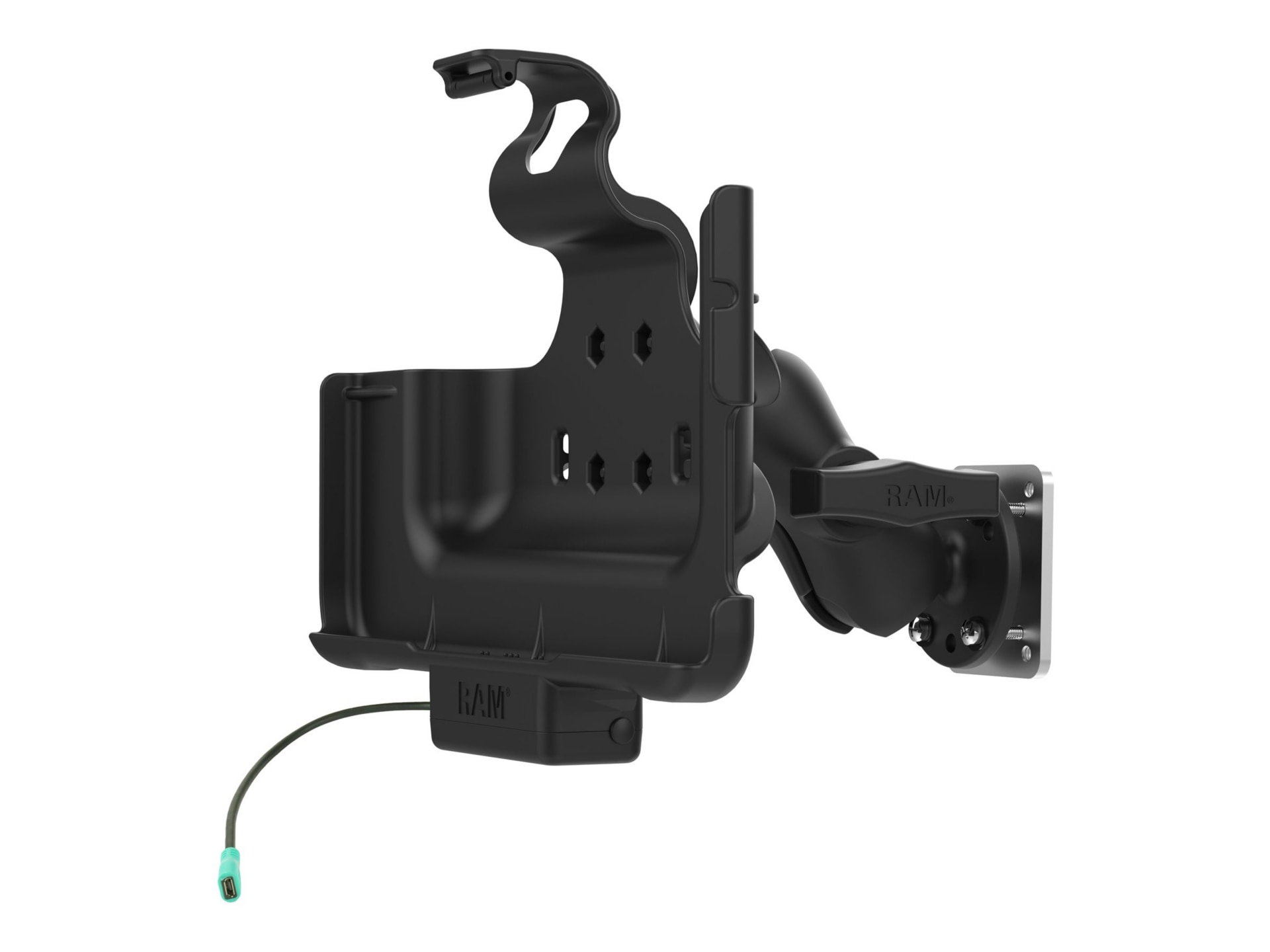 RAM charging cradle - with backing plate - + AC power adapter - Pogo