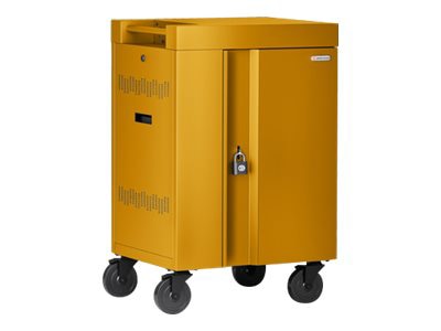 Bretford Cube Mini TVCM20PAC cart - for 20 tablets / notebooks - mustard