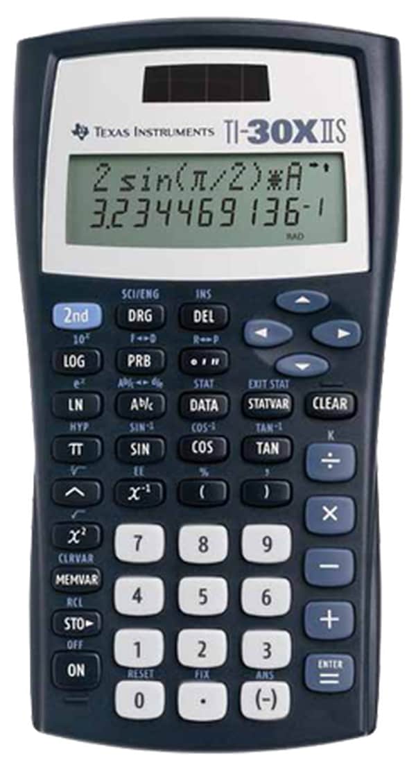 Texas Instruments TI-30XIIS Scientific Calculator - Black