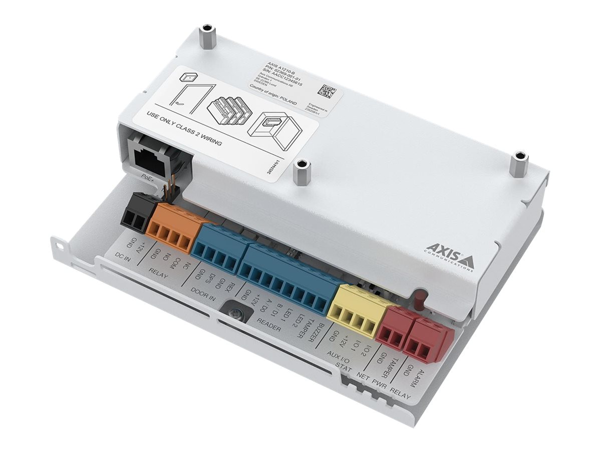 Axis A1210-B - door controller - white, NCS S 1002-B