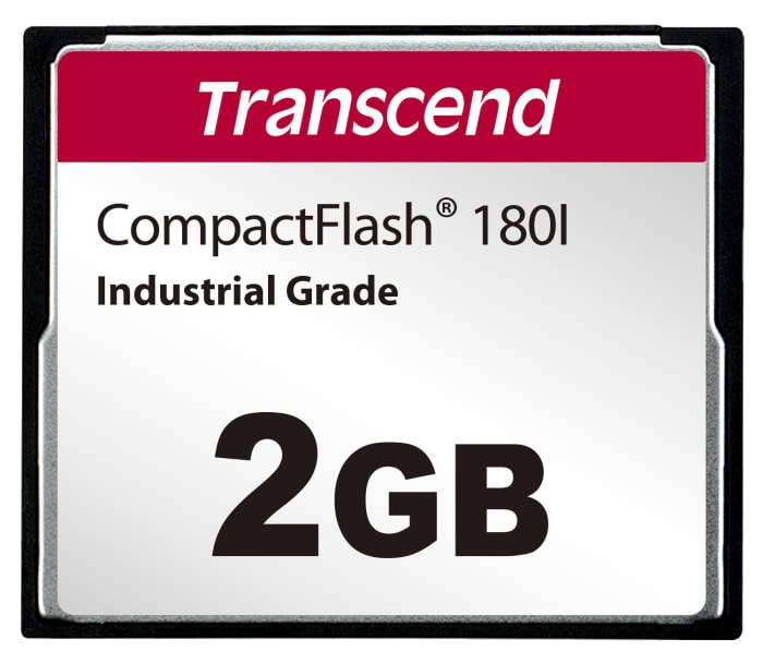 Transcend CF180I - flash memory card - 2 GB - CompactFlash