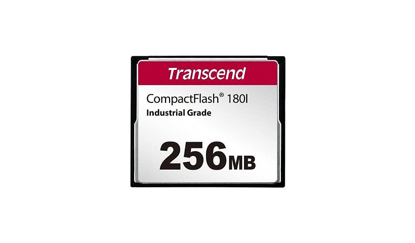 Transcend CF180I - flash memory card - 256 MB - CompactFlash