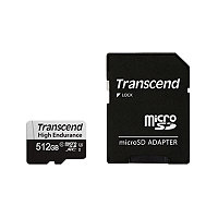 Transcend 512GB UHS-I U3 microSD Memory Card with Adapter