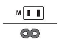 Lumens - power cable - NEMA 1-15 to IEC 60320 C7 - 25 ft