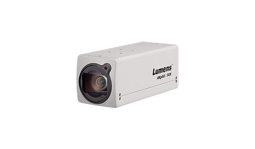 Lumens 30x Optical Zoom 4K Box Camera - White