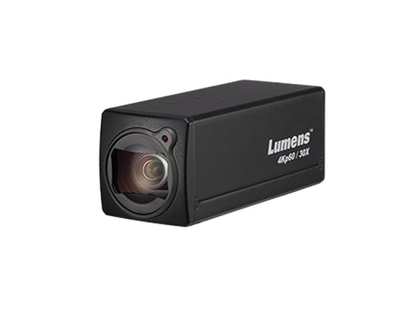 Lumens 30x Optical Zoom 4K Box Camera - Black