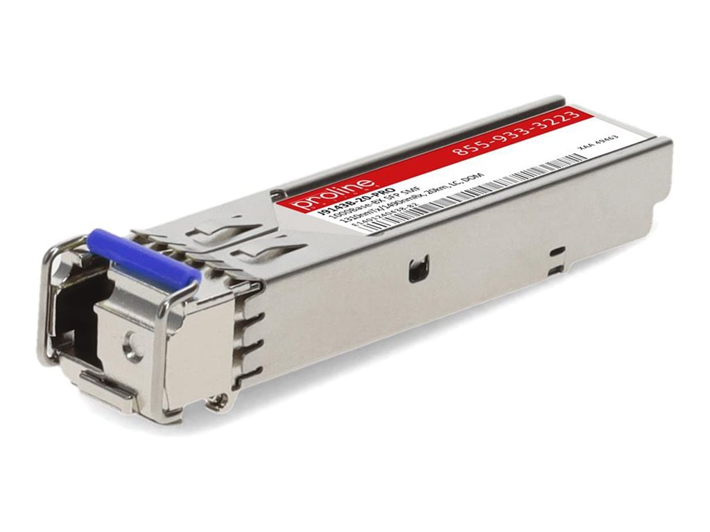 Proline HP J9143B Comp  1000Base-BX SFP Transceiver (SMF, 1310nmTx/1490nmRx, 20km, LC, DOM)