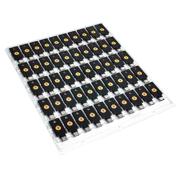 Yubico YubiKey C NFC Security Key - Tray of 50