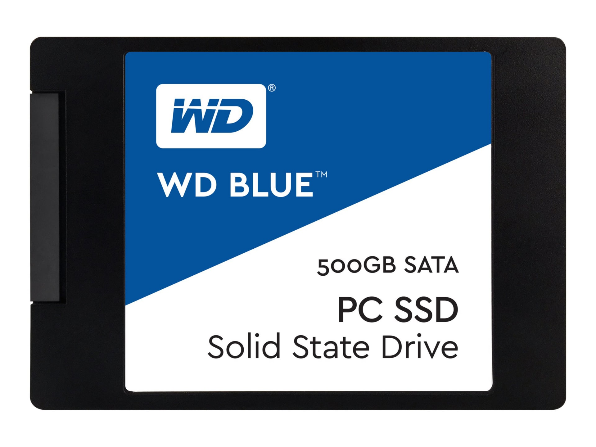SANDISK WD Blue PC SSD WDBNCE5000PNC - Disque SSD - 500 Go - Interne - 2.5  - SATA 6Gb/s : : Informatique