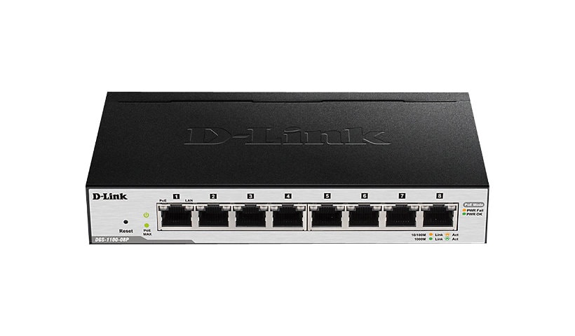D-Link EasySmart Switch DGS-1100-08P - v2 - commutateur - 8 ports - intelligent