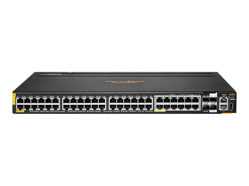 HPE Networking 6200M 36G 12SR5 Class6 PoE 4SFP+ TAA Switch - switch - Max.