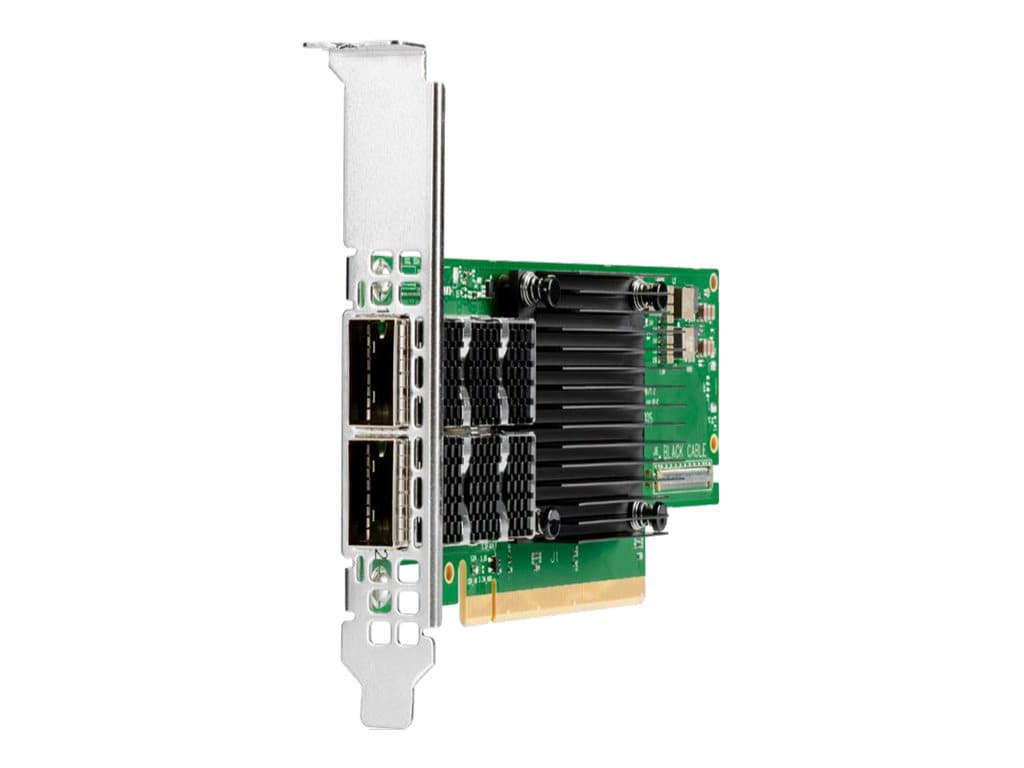 HPE InfiniBand HDR100 MCX653106A-ECAT - network adapter - PCIe 4.0 x16 - 100Gb Ethernet / 100Gb Infiniband QSFP28 x 2