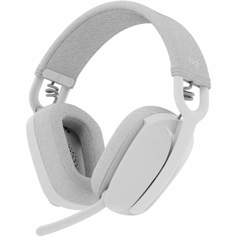 Logitech Zone Vibe 100 Lightweight Wireless Over Ear Headphones with Noise  Canceling Microphone, Advanced Multipoint