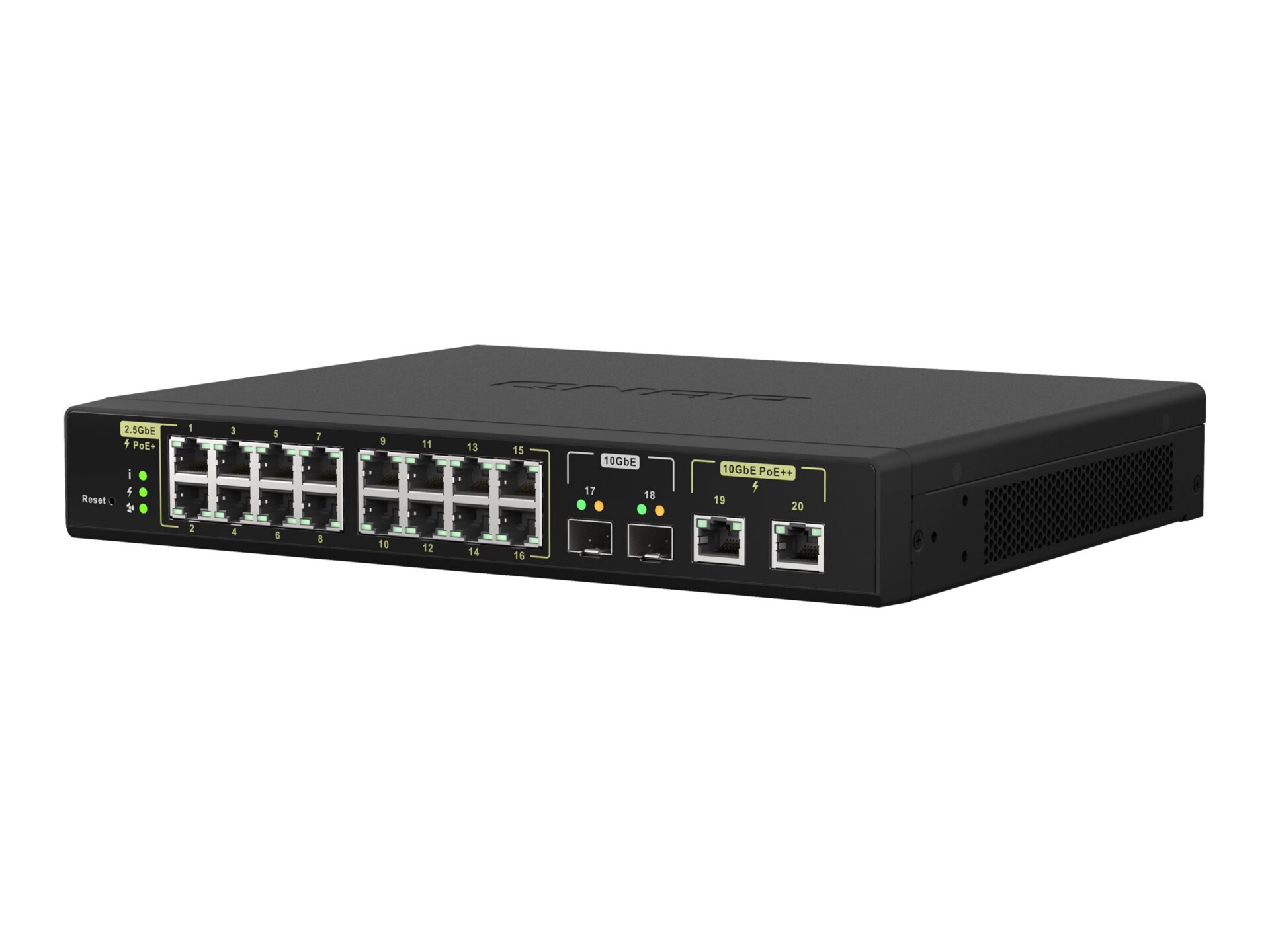 QNAP QSW-M2116P-2T2S - switch - 20 ports - managed - rack-mountable