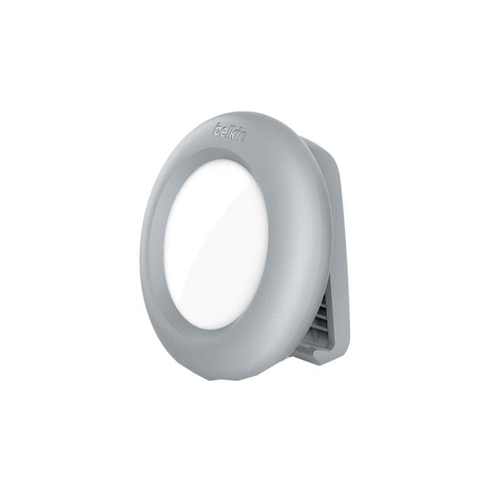 Belkin Secure Holder with Clip for AirTag Case - Lite Gray