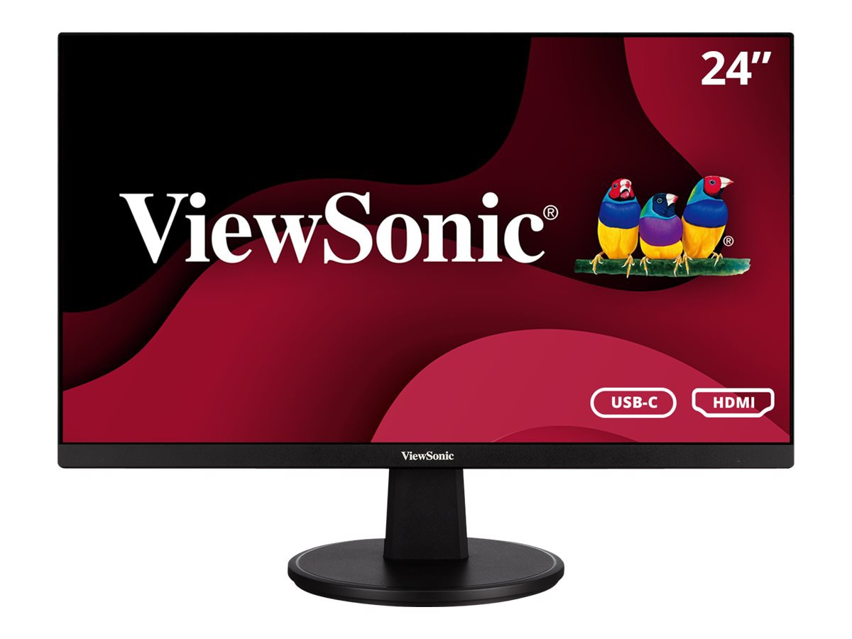 ViewSonic VA2447-MHU - 1080p USB-C Monitor with FreeSync, 100Hz, USB-C, HDM