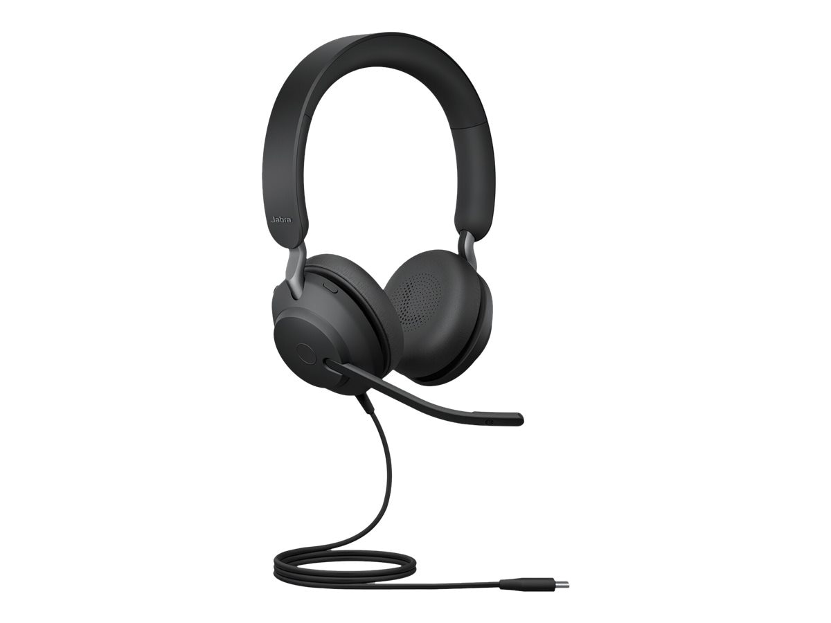 Jabra Evolve2 40 SE UC headset Wired - 24189-989-889 Stereo - Headsets 