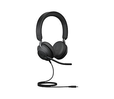 Jabra Evolve2 40 SE MS Stereo - headset - 24189-999-899 - Wired Headsets