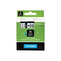 Dymo D1 - tape - glossy - 1 cassette(s) -