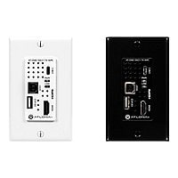 Atlona Wallplate HDBaseT Transmitter for HDMI and USB-C with USB Hub - video/audio extender - HDBaseT