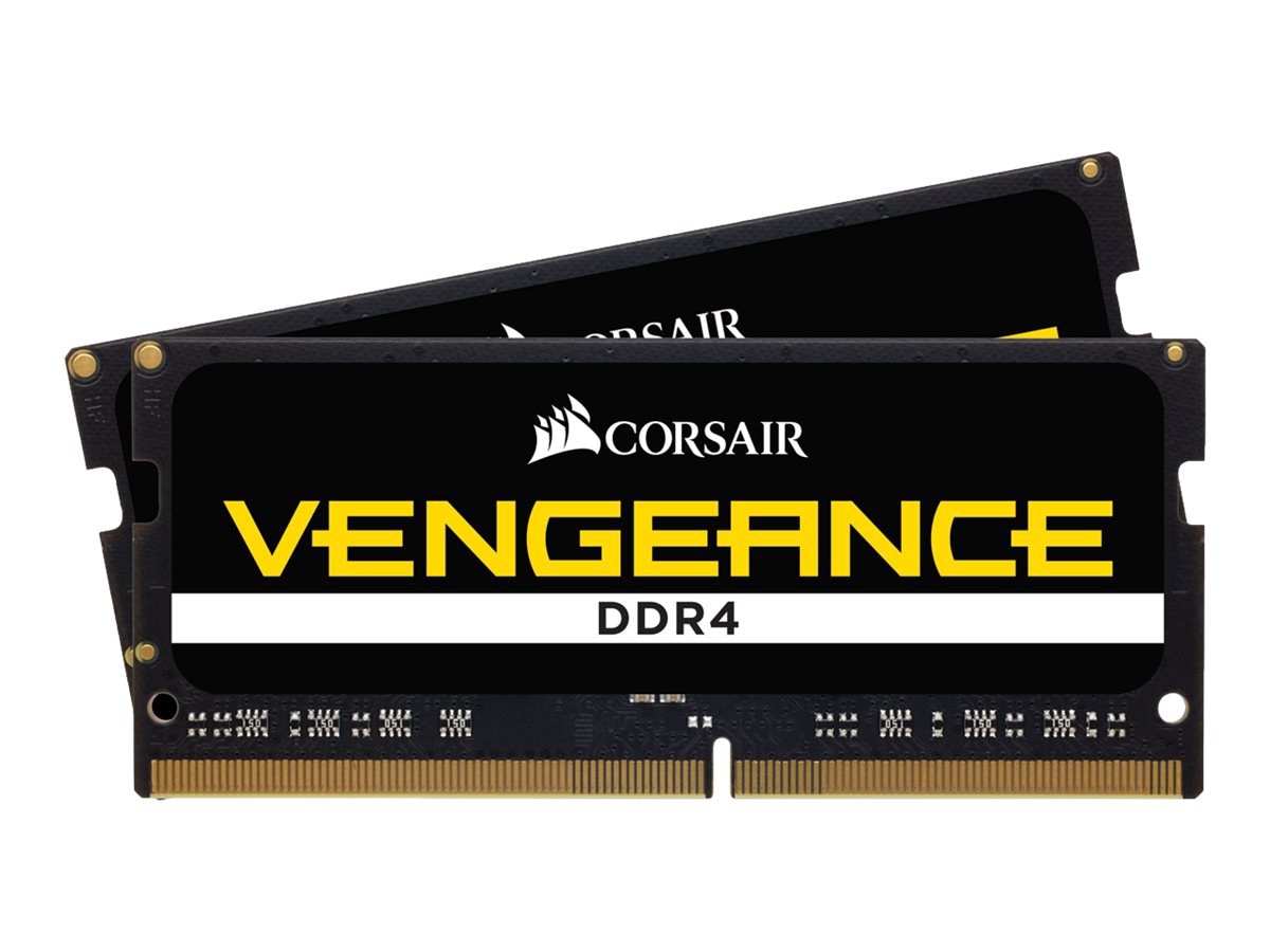 CORSAIR Vengeance - DDR4 - kit - 64 GB: 2 x 32 GB - SO-DIMM 260-pin - 3200 MHz / PC4-25600 - unbuffered