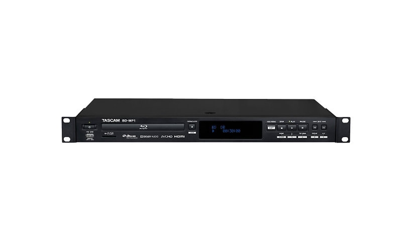 TASCAM BD-MP1 Professional-grade Blu-ray Player with SD & USB Playback