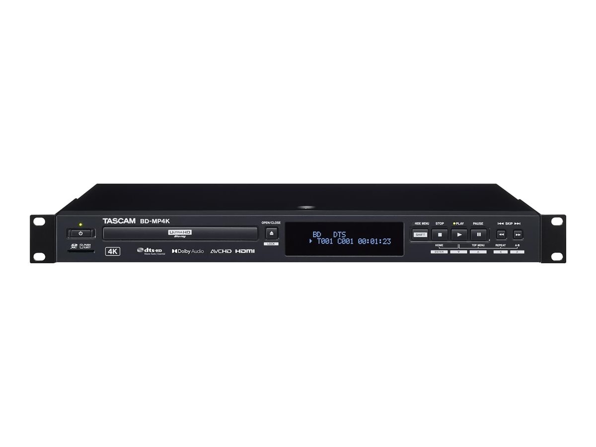 TASCAM BD-MP4K Professional-Grade 4K UHD Blu-ray Player