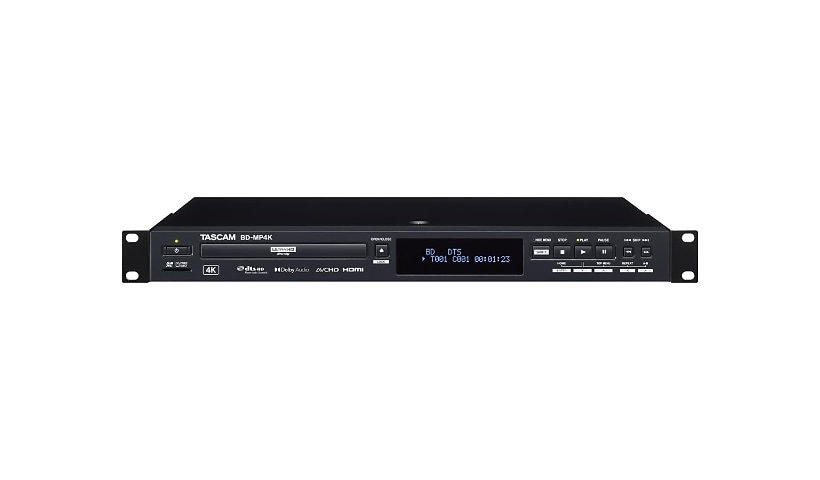 TASCAM BD-MP4K Professional-grade 4K UHD Blu-ray Player with SD and USB Playback