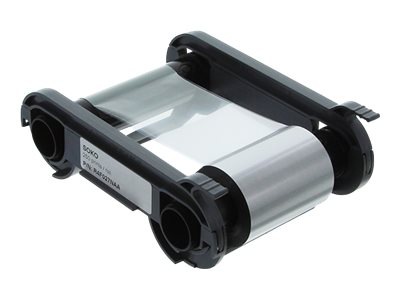 Evolis SOKO - matte silver, black resin with clear overlay - print ribbon