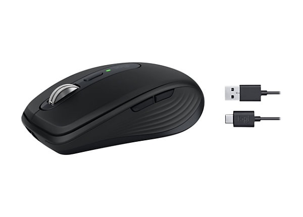 Logitech MX Anywhere 3S - mouse - compact - Bluetooth - black