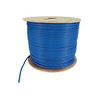 Tripp Lite Cat8 25G/40G Solid Core S/FTP Bulk Ethernet Cable, CMR Rated, Bl