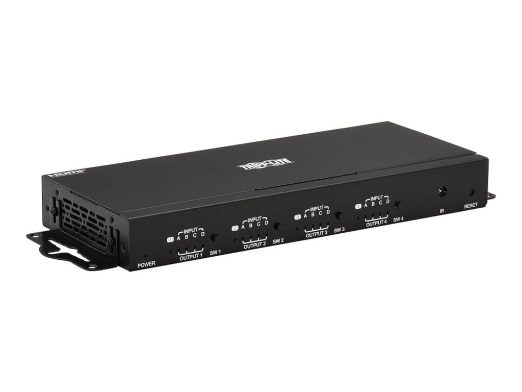 Eaton Tripp Lite series 4x4 HDMI Matrix Switch/Splitter with Remote Control