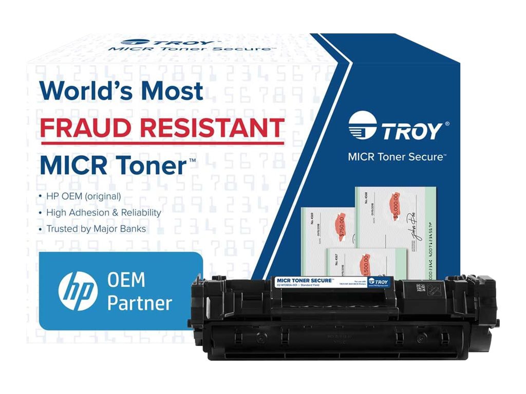 TROY MICR Toner Secure - noir - original - cartouche toner pour imprimante MICR (alternative pour : HP W1380A)