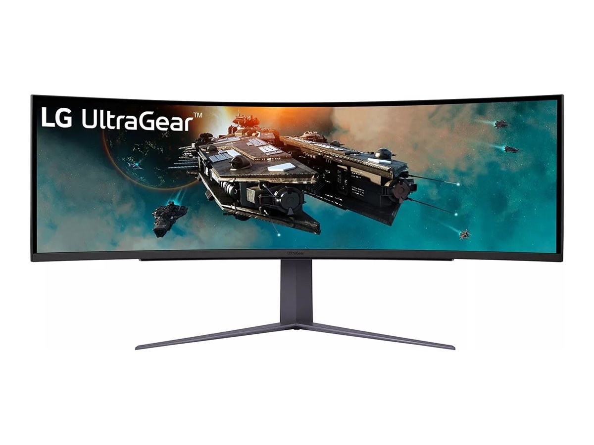 LG UltraGear 49GR85DC-B 49" Class Dual Quad HD (DQHD) Curved Screen Gaming LED Monitor - 32:9