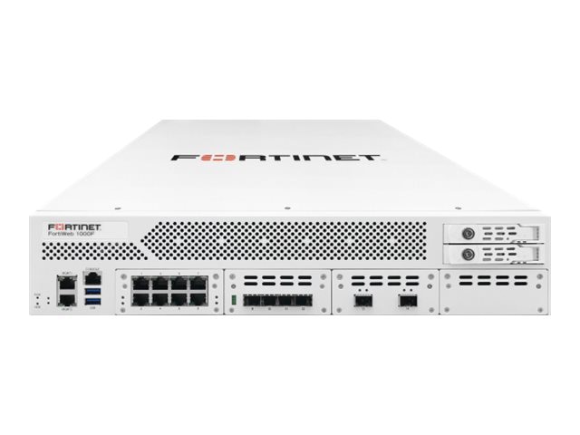 Fortinet FortiWeb 1000F - security appliance - with 5 years 24x7 FortiCare
