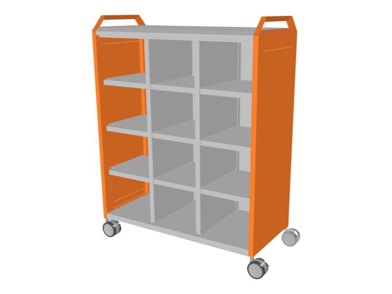MooreCo Compass Maxi H3 - storage cabinet - orange, platinum
