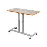 MooreCo Hierarchy Grow & Roll - desk - rectangular - whiteboard - whiteboard