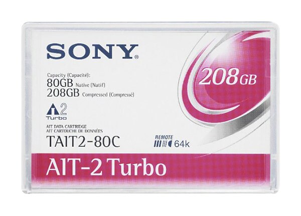 Sony TAIT2-80C - AIT x 1 - 80 GB - storage media