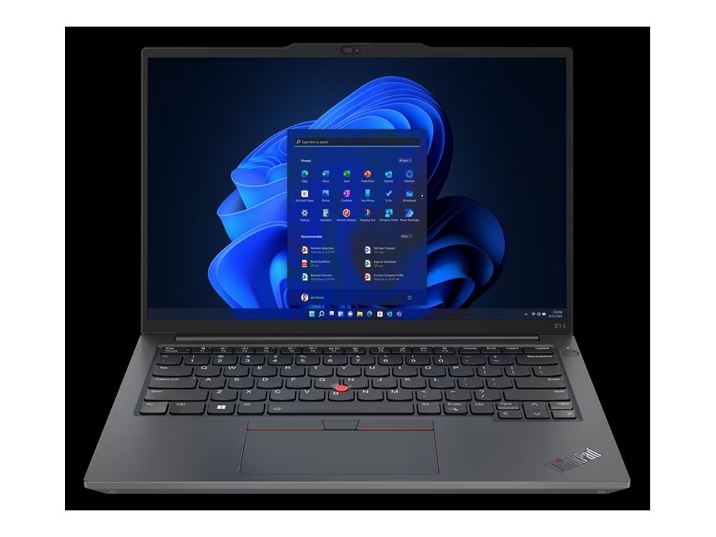 Thumbnail 2 of 8 for Lenovo ThinkPad E14 Gen 5 - 14" - AMD Ryzen 5 - 7530U - 16 GB RAM - 512 GB SSD - English