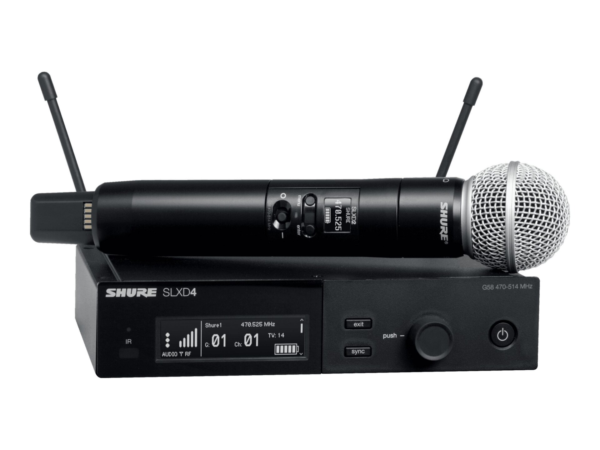 Shure SLXD24/SM58 - H55 Band - wireless microphone system