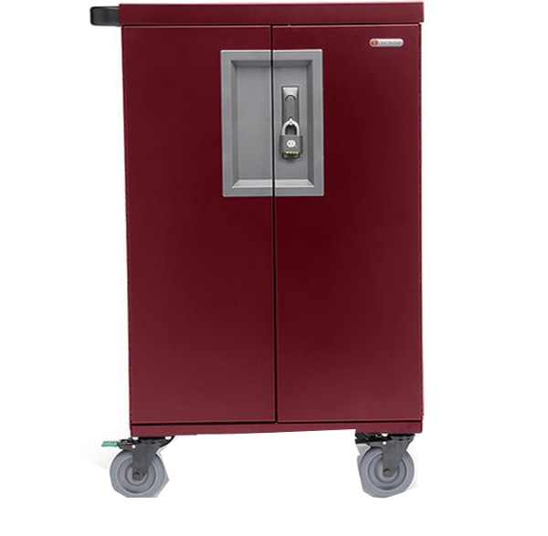 Bretford 36x Pre-Wired CORE X Cart - Maroon