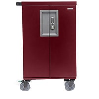 Bretford 36x Pre-Wired CORE X Cart - Maroon