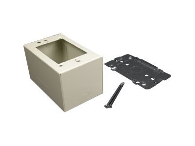 Wiremold Device Box Fitting Series Extra Deep Box - Ivory - cable raceway device box fitting