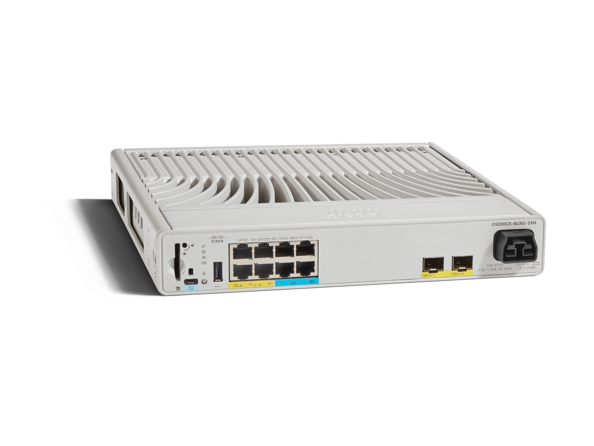 Thumbnail 2 of 2 for Cisco Catalyst 9200CX - Network Essentials - switch - compact - 8 ports - managed - rack-mountable