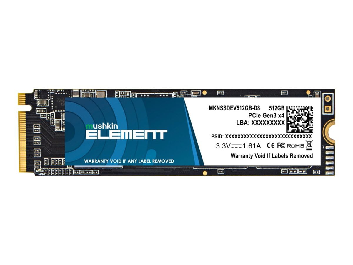 Mushkin ELEMENT - SSD - 512 GB - PCIe 3.0 x4 (NVMe)