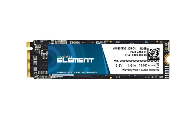 Mushkin ELEMENT - SSD - 512 GB - PCIe 3.0 x4 (NVMe