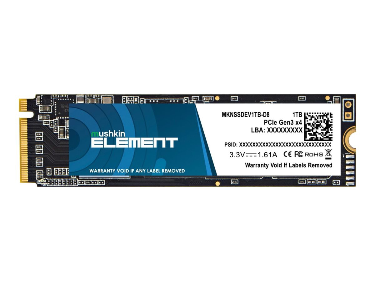 Mushkin ELEMENT - SSD - 1 TB - PCIe 3.0 x4 (NVMe)